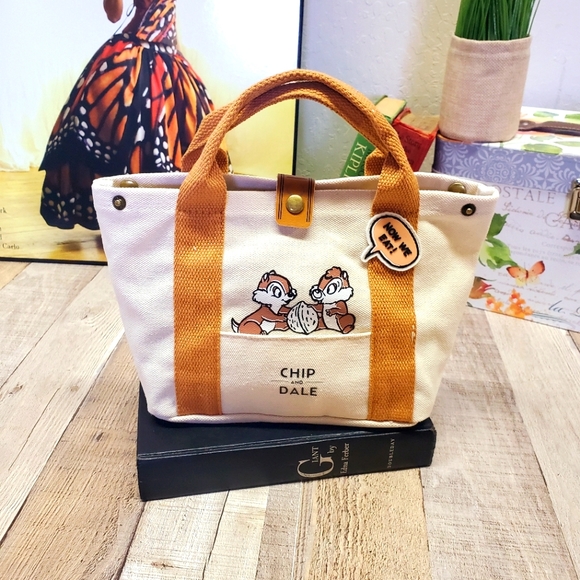 Disney Handbags - Chip & Dale Tote Bag in Canvas